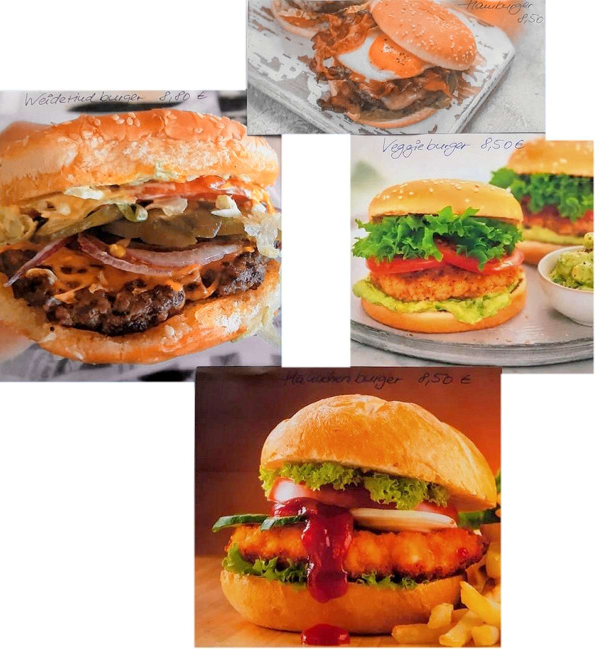 Burger Spezialitäten Hand gemacht - Hamburger zum abholen